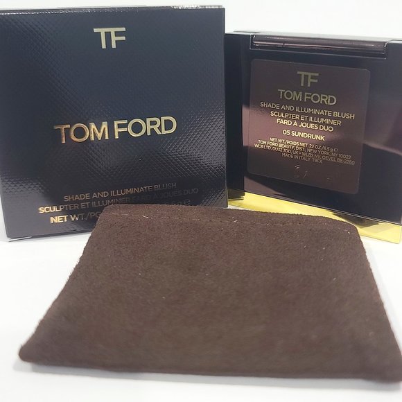 NIB ✅ Tom Ford SUN DRUNK (05) SHADE & ILLUMINATE BLUSH DUO ✨ NEW IN BOX - Picture 3 of 5